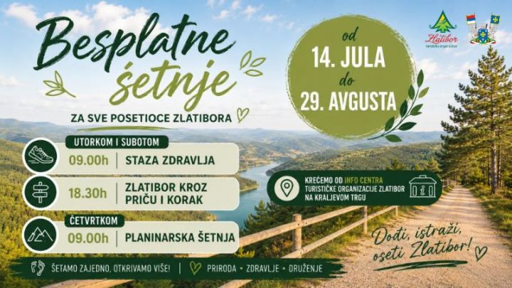 Бесплатне шетње и анимације на Златибору до краја августа: Туристи упознају планину на другачији начин