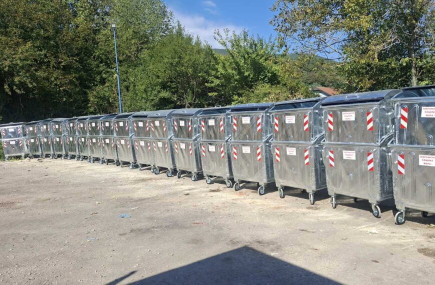 Пријепоље добија 35 нових контејнера: Наставља се обнова комуналне инфраструктуре